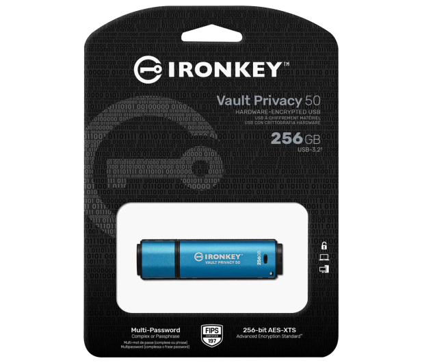 Kingston 256GB IronKey Vault Privacy 50 256bit Encryption - 1063242 - zdjęcie 3